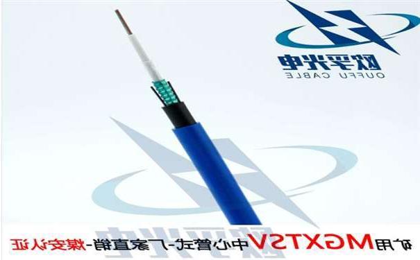 南川区欧孚MGXTSV-8B1 矿用单模阻燃光缆G652D纤芯煤安证书